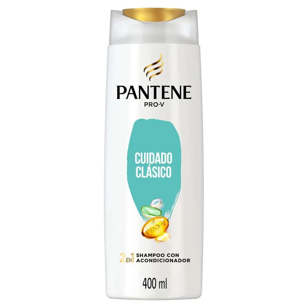 Shampoo Cuidado Clasico Pantene 2 En 1 - Frasco 400 ML