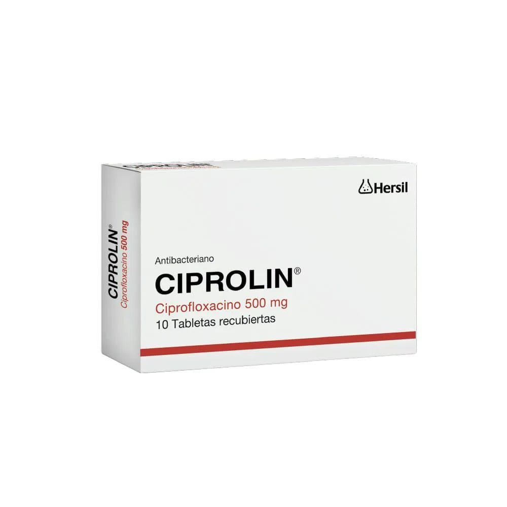 Ciprolin 500 mg Tabletas
