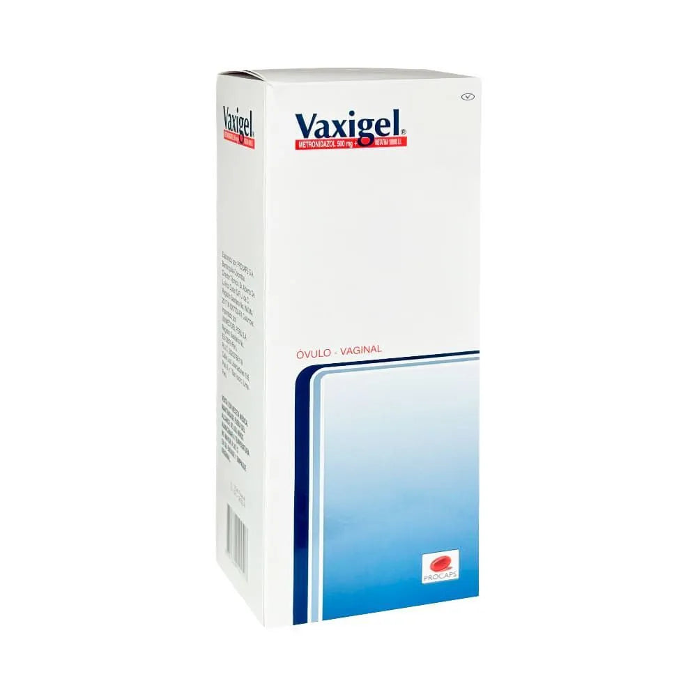 Vaxigel 500 mg + 100000 UI Óvulos Vaginales