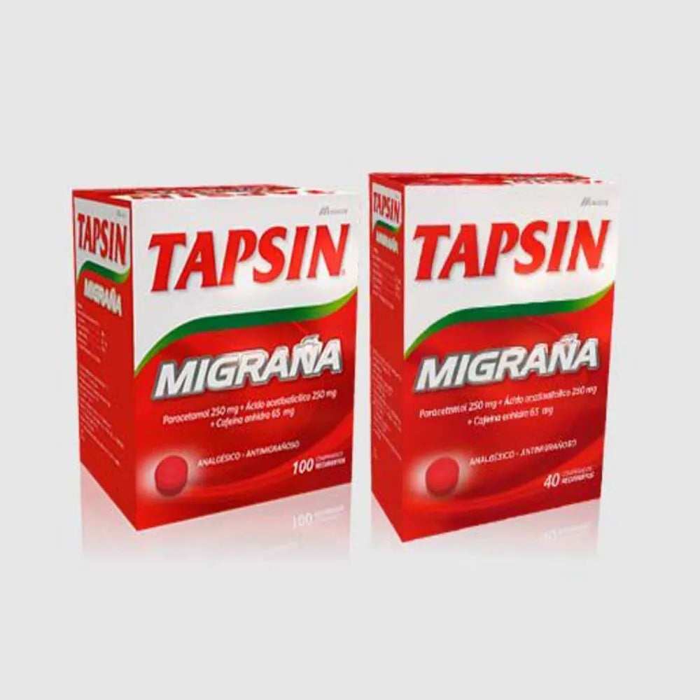 Tapsin Migraña x100 Tabletas