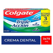 COLGATE TRIPLE ACCION TRIPAK75 Pack 3 und