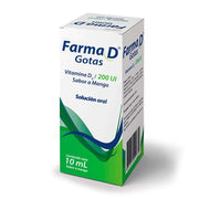 Farma D Gotas 200UI Solución oral