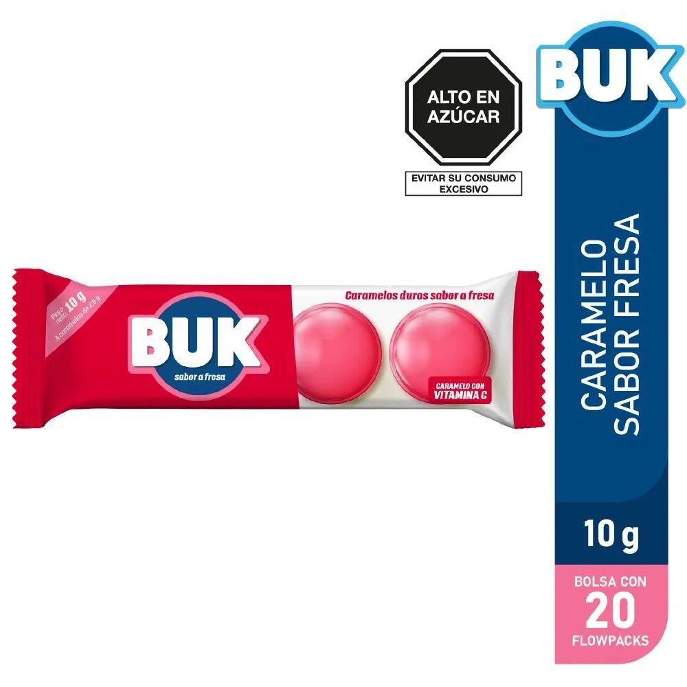 Buk Fresa Bolsa X 20