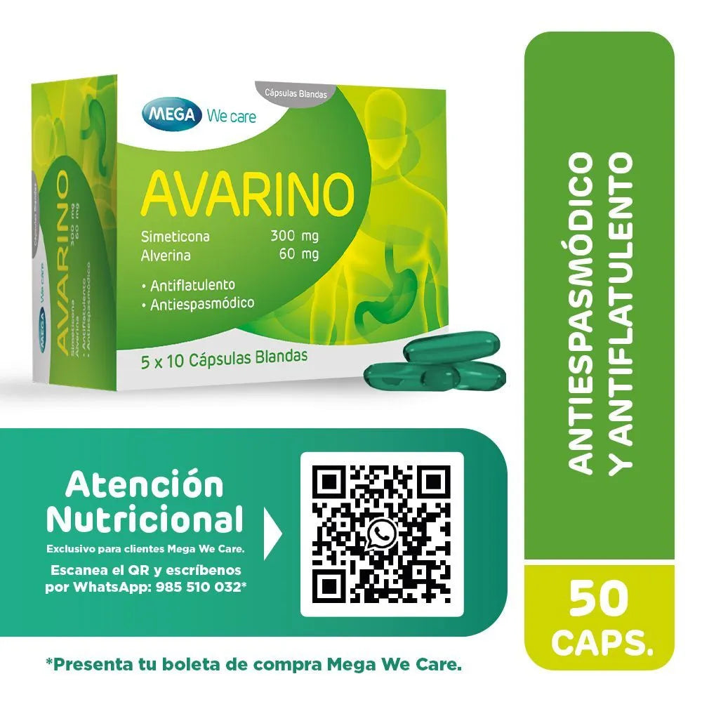 AVARINO 300mg+60mg x 50 UNID