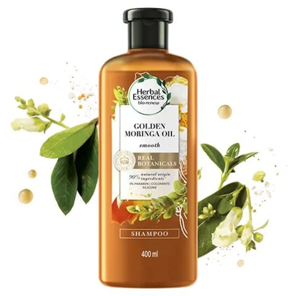 Shampoo Herbal Essences Aceite de Moringa Dorada - 400 ML