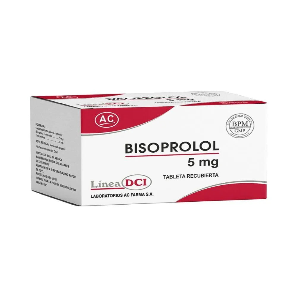 Bisoprolol 5 mg AC Tabletas