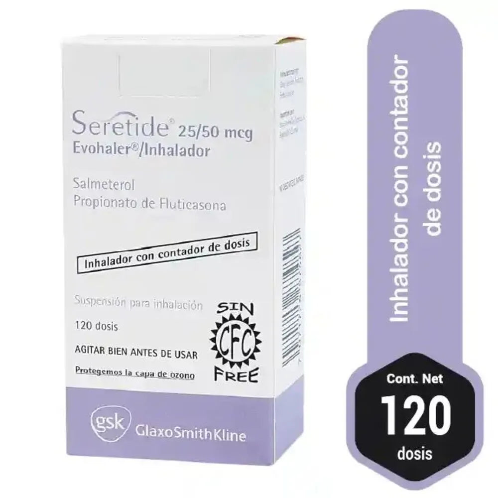 Seretide Inh. 25/50 Mg 120 Dosis