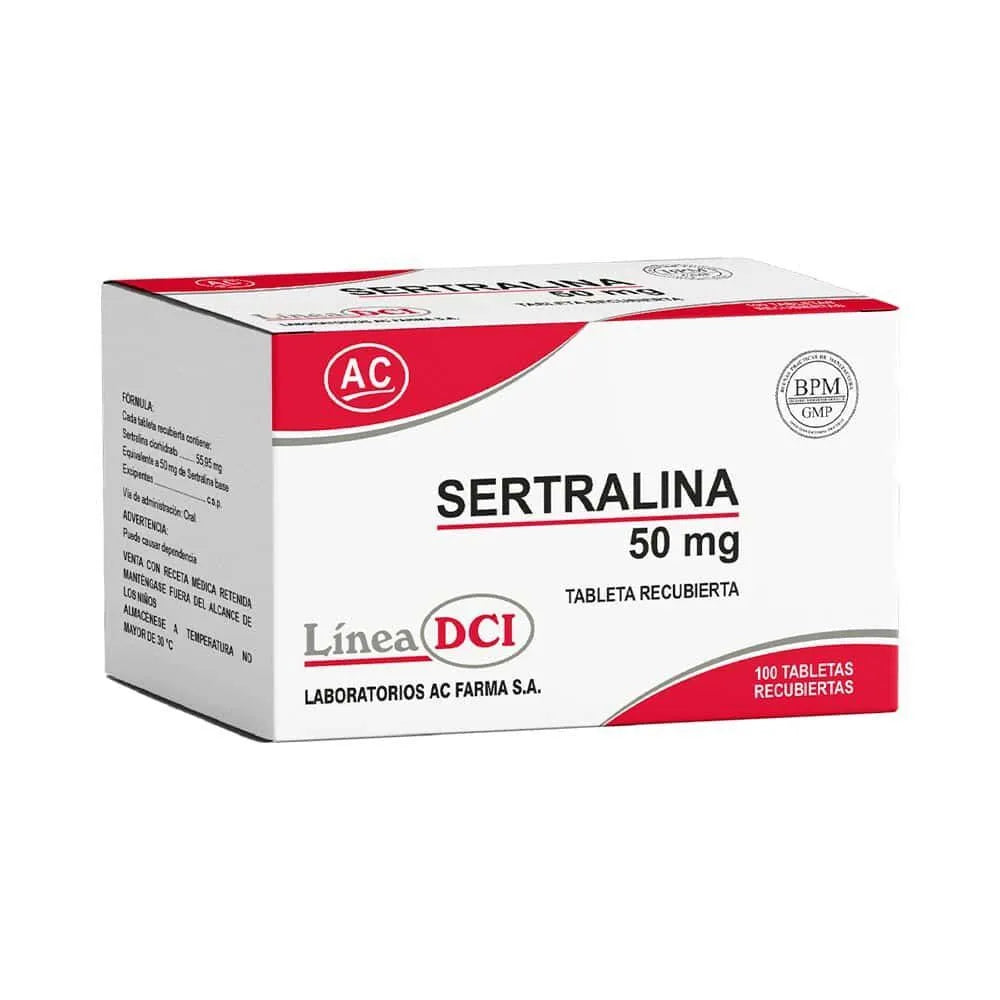 Sertralina 50mg Tableta Recubierta