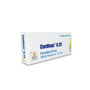 Cardivas 6.25 mg Tabletas