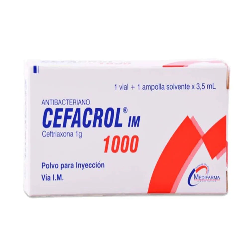 Cefacrol 1g Polvo para Inyección