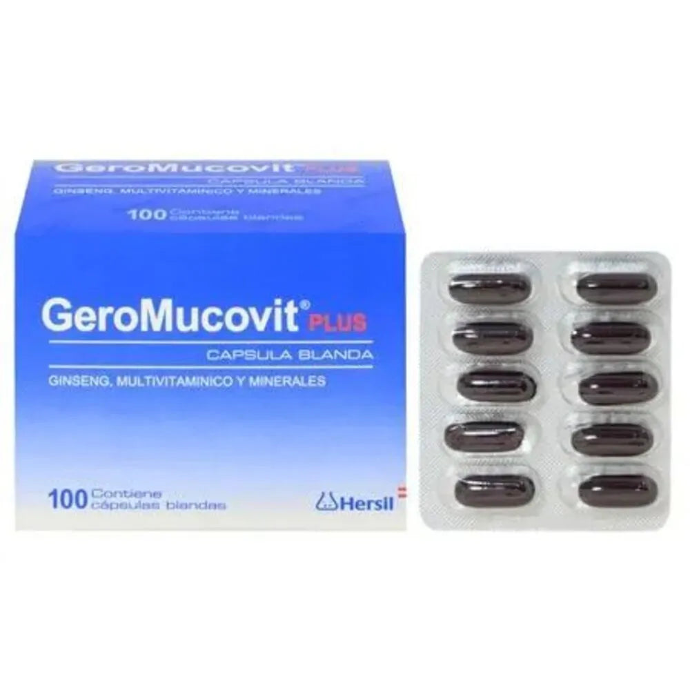 Gero Mucovit Plus Cápsula Blanda
