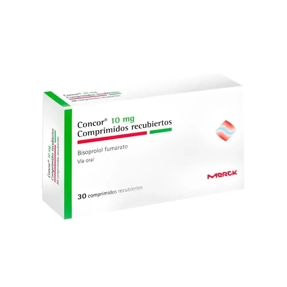 Concor 10 Mg Comprimido recubierto – Caja 30 UN