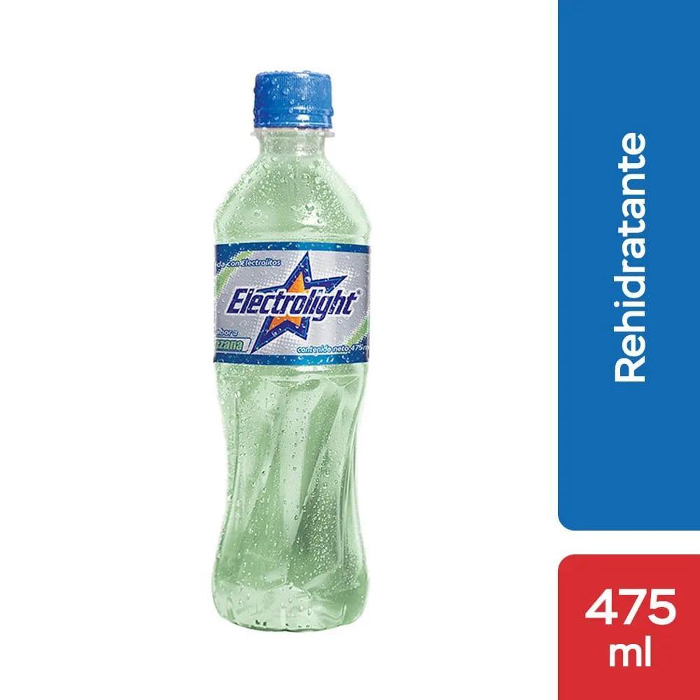 Electrolight Bebida Rehidratante Sabor Manzana 475 ml