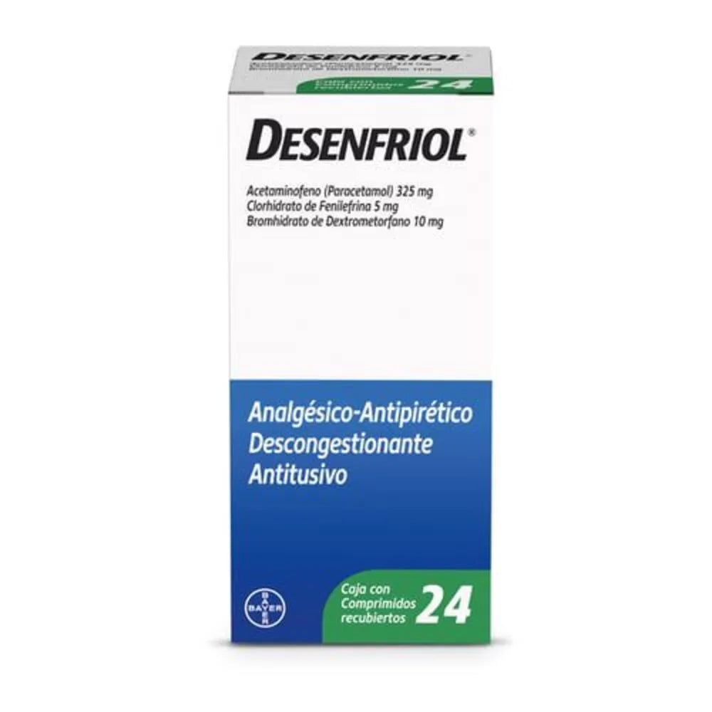 Desenfriol Comprimido recubierto - Caja 24 und