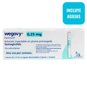 Wegovy 0.25 mg/1.5 ml Solución Inyectable