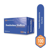 Fenitoina Sódica 100 mg  Tabletas Recubiertas