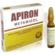 APIRON 1G/2ML X 5 AMPOLLAS