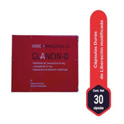 Tamsulosina 0.4 mg + Dutasterida 0.5 mg Glancin D x 30 cápsulas
