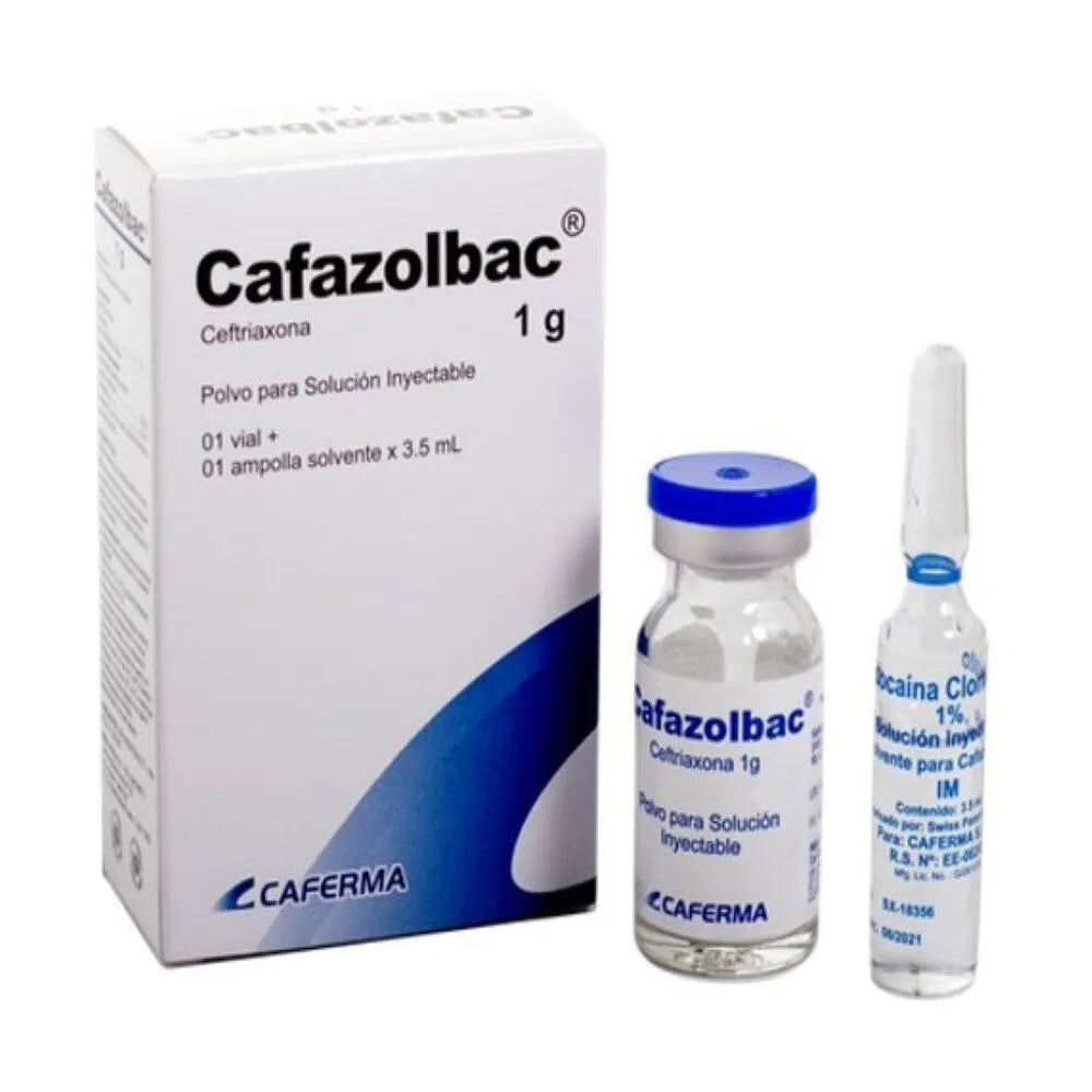 Cafazolbac 1G Polvo para solución Inyectable Caja 1 und