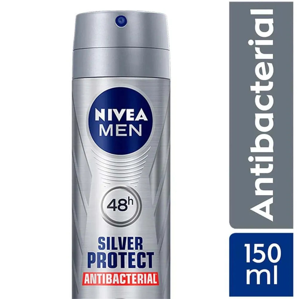 Desodorante Spray Nivea Men Silver Protect x 150 ml