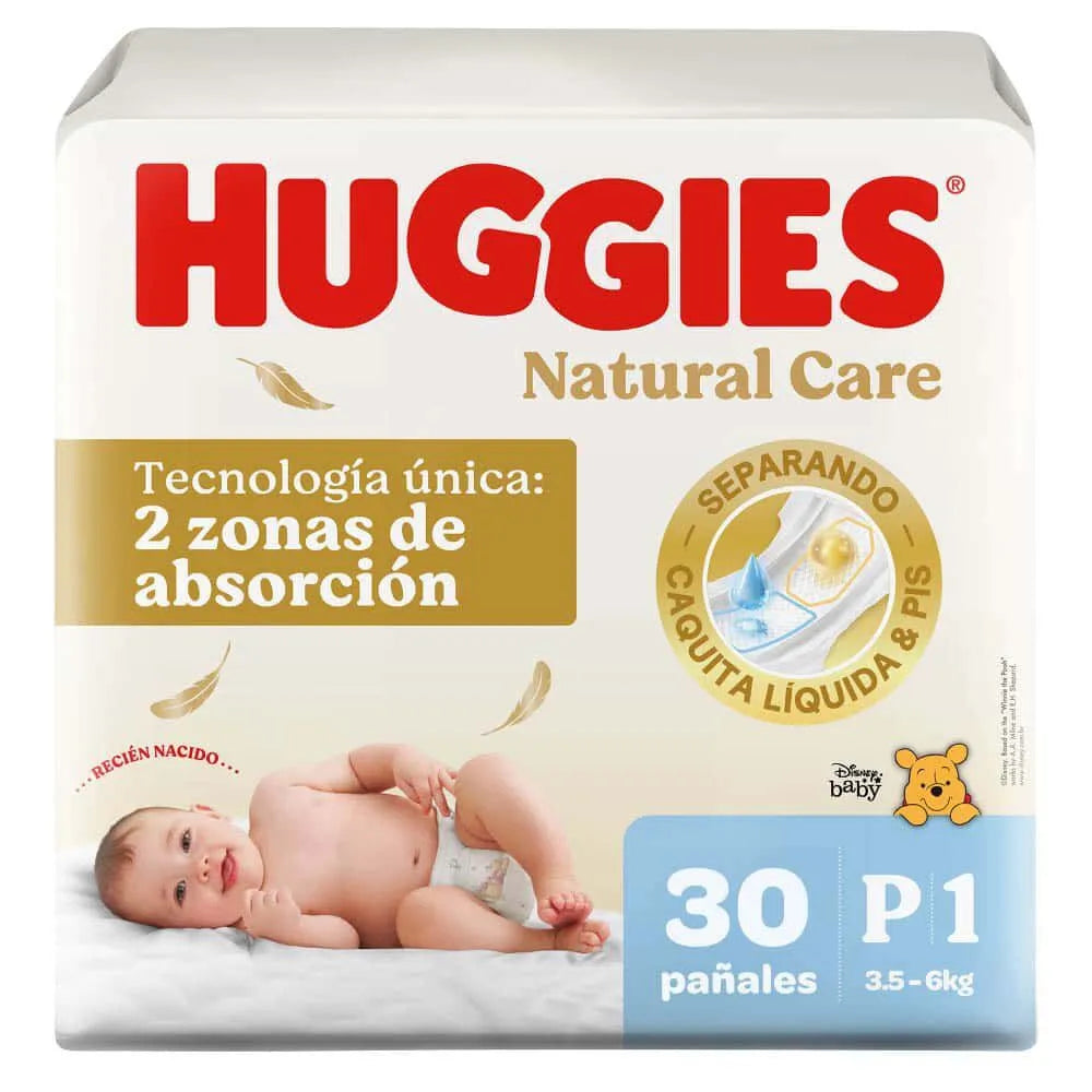 HUGGIES NAT CARE PEQUENO X30