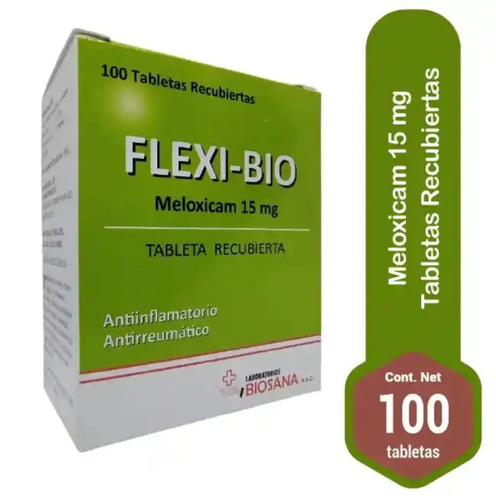 Flexi Bio 15 mg Caja 100 Tab