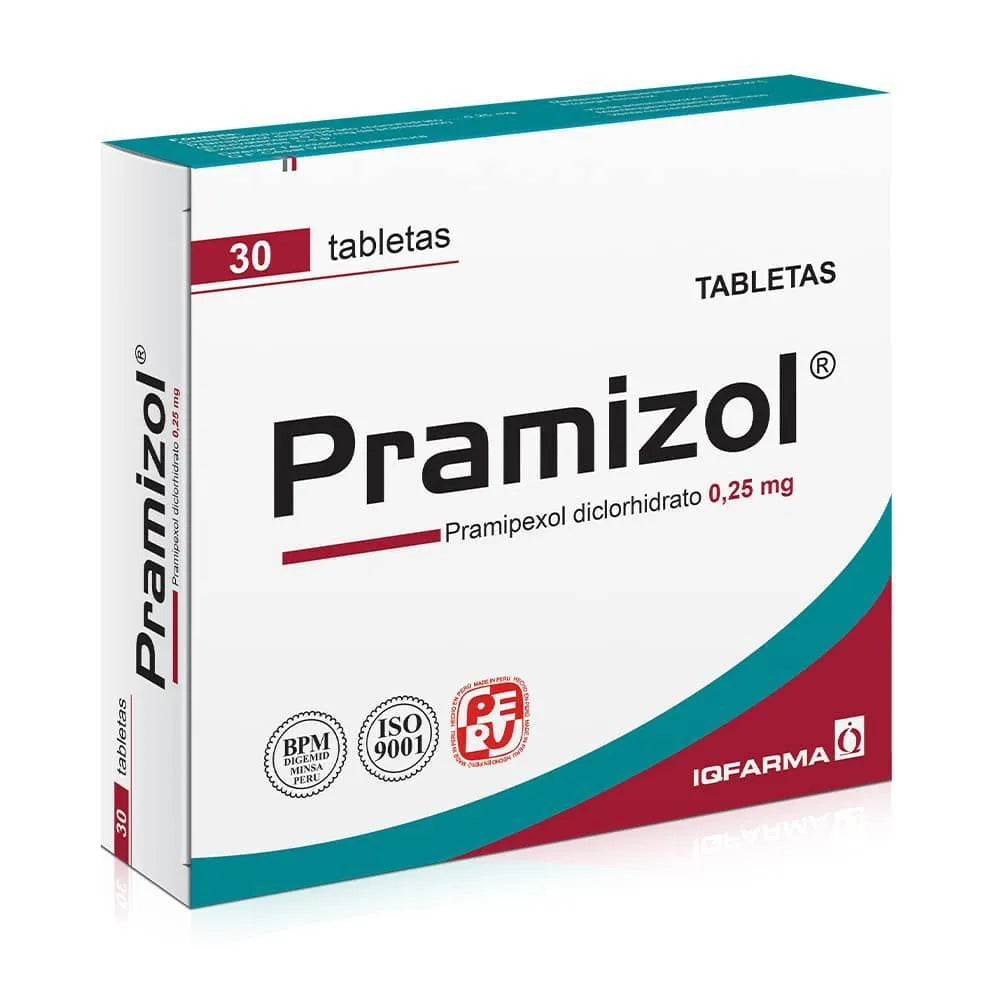 Pramizol 0.25mg X 30 Tab 
Pramizol 1 mg Tabletas

