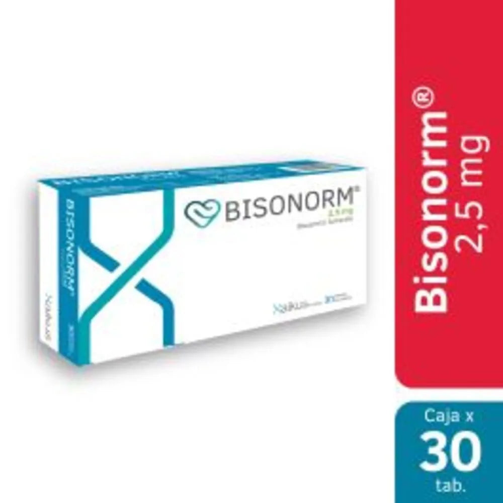 Bisonorm 2.5 Mg Tableta Recubiertas