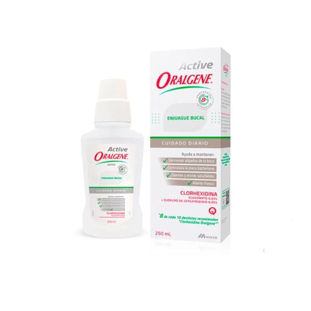Active oralgene 0,05% Enjuague bucal – Frasco 250ml