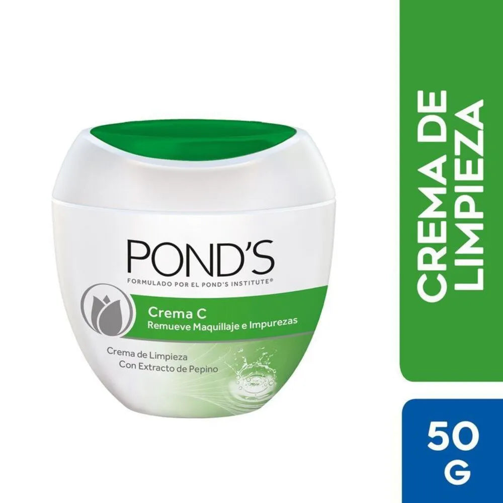 Crema Fac Ponds C limpieza Extr Pepino pote x 50gr 