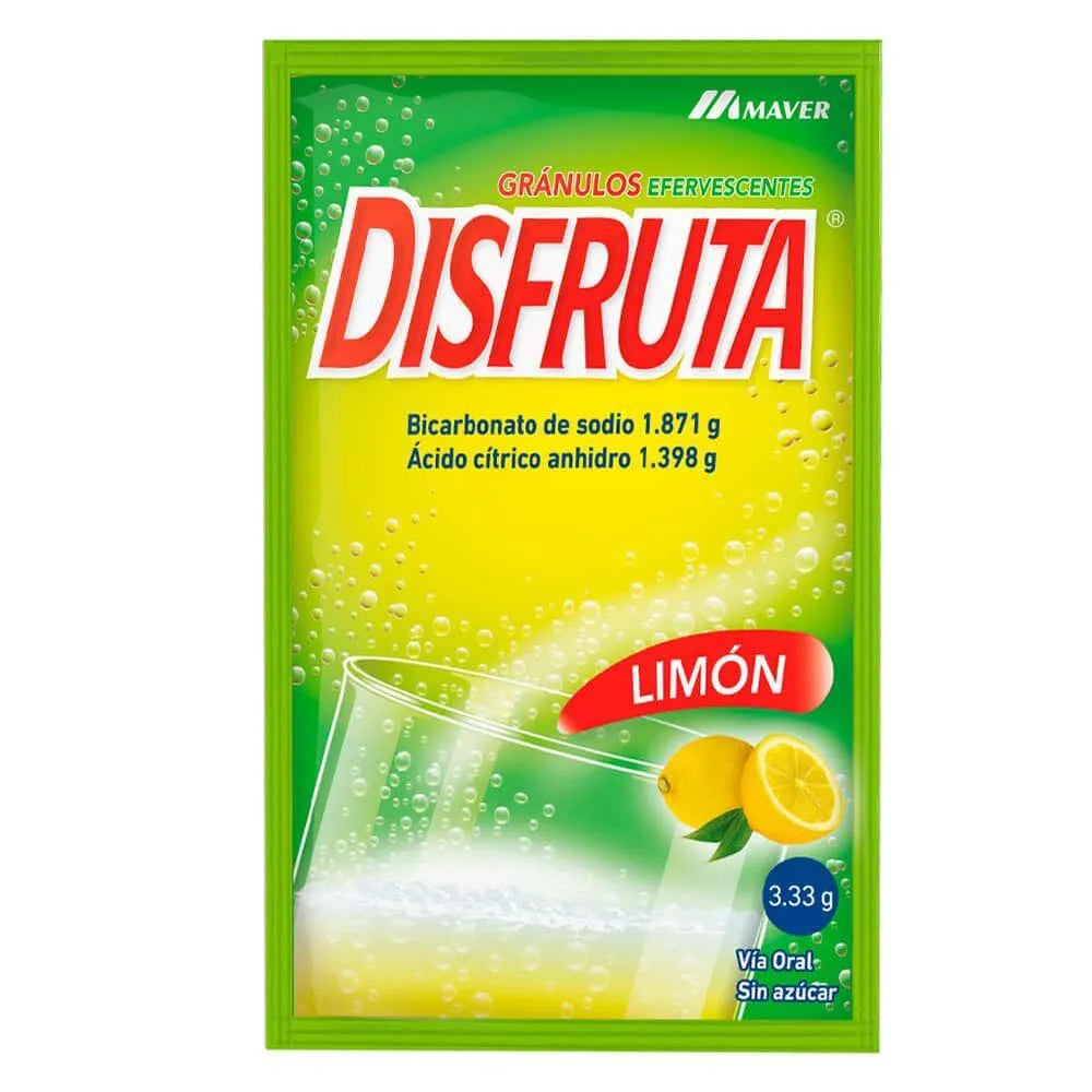 Disfruta Limón 1.871 g + 1.398 g Gránulos Efervescentes