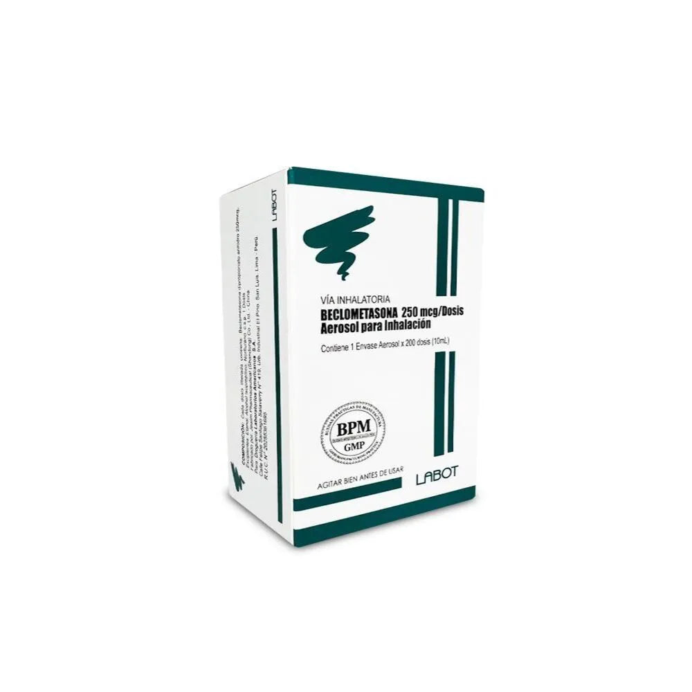Beclometasona 250 mcg LB Aerosol para Inhalación