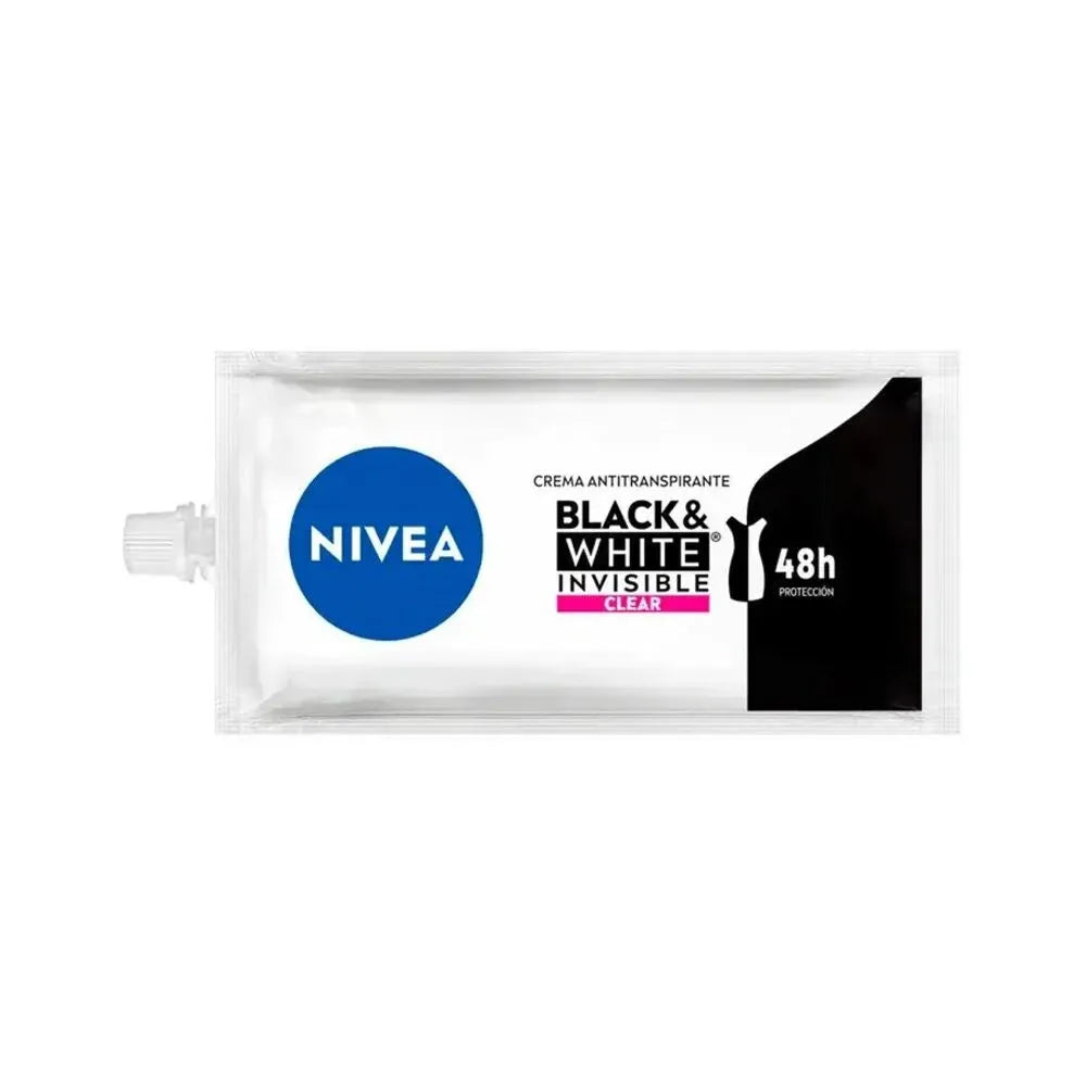 Desodorante Nivea Black & White Clear Sachet x 18 unid