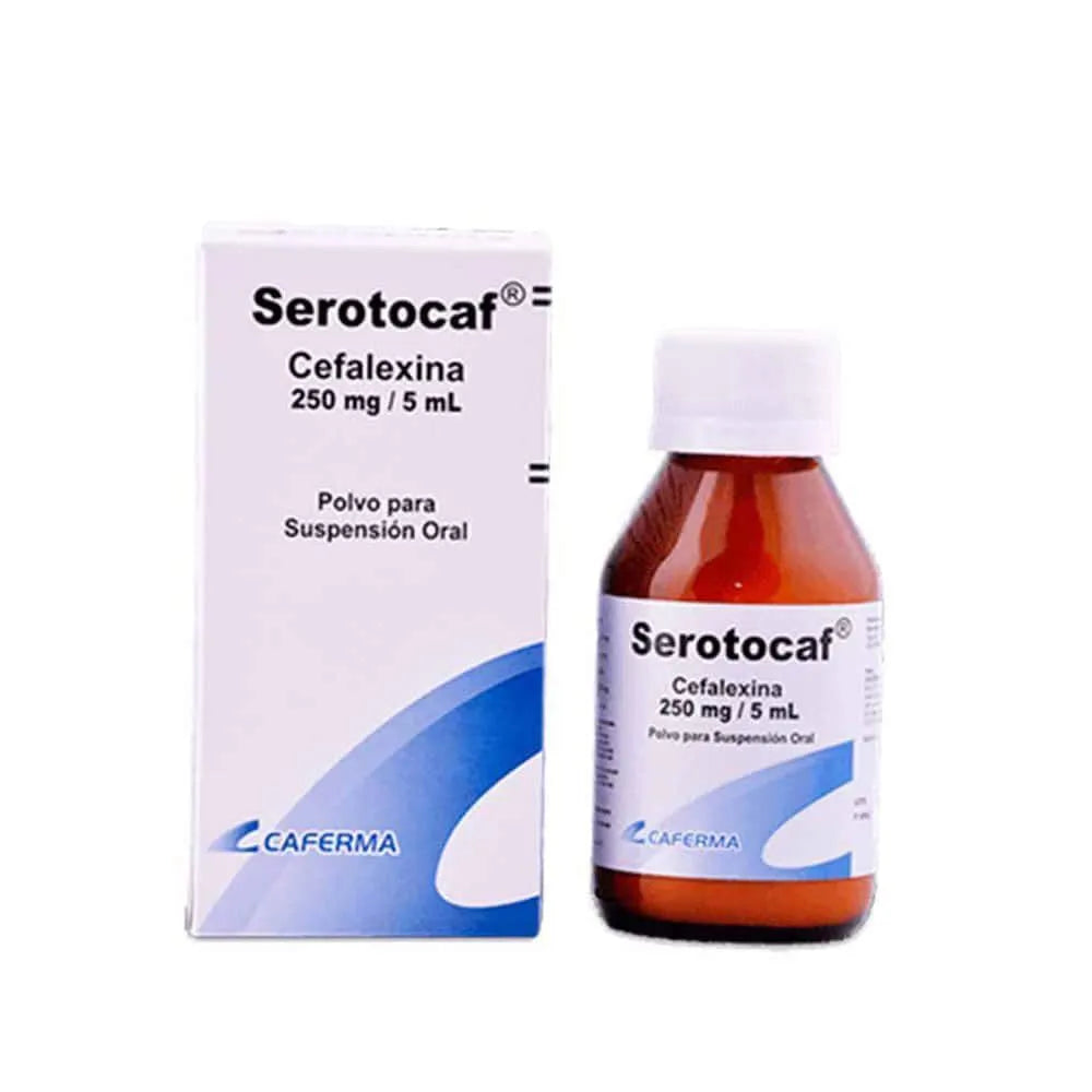 Serotocaf 250 mg/5 mL Polvo para Suspensión Oral Frasco 60 ml