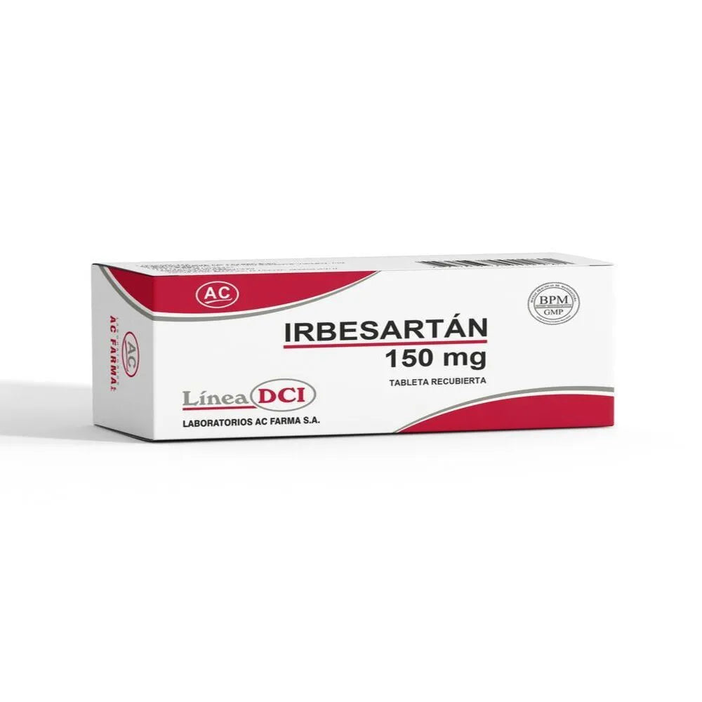 Irbesartán 150 mg AC Tabletas Recubiertas