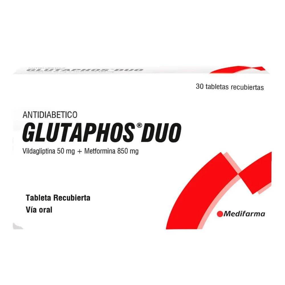 Glutaphos Duo 50 mg + 850 mg Tableta Recubierta