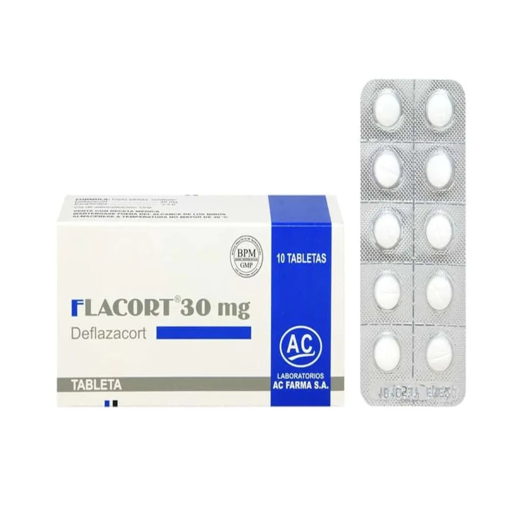 Flacort 30mg Tabletas Caja 10 und