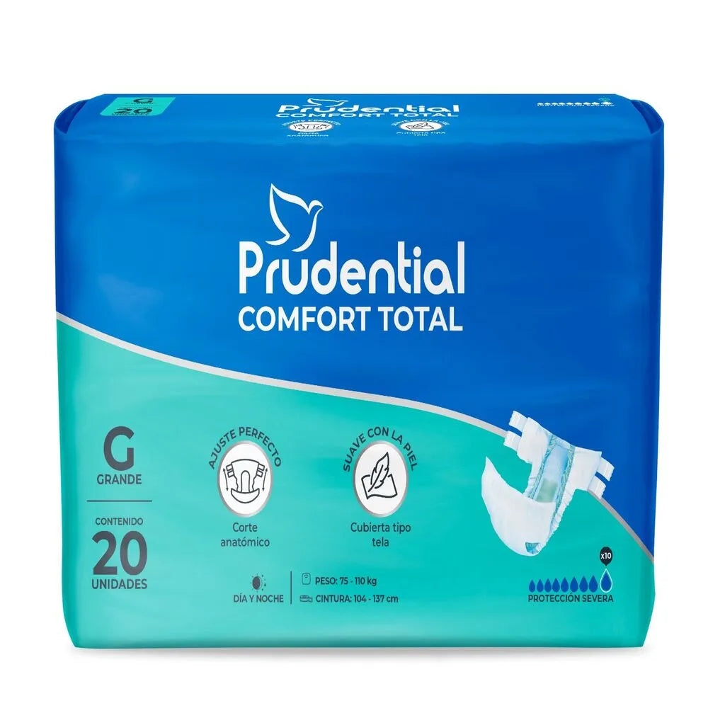 Pañal Prudential Confort Total Talla Grande