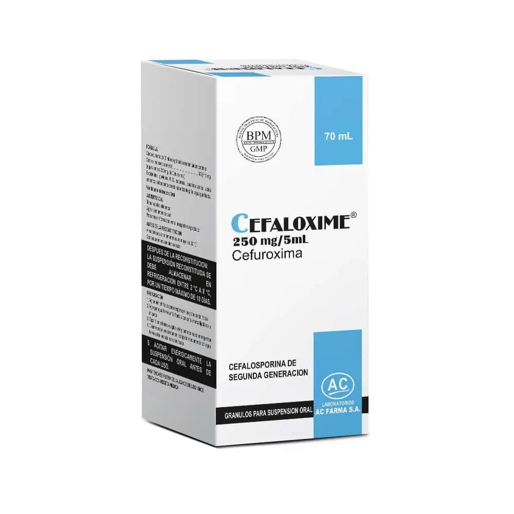 Cefaloxime 250 mg/5 ml Polvo para Suspensión Oral