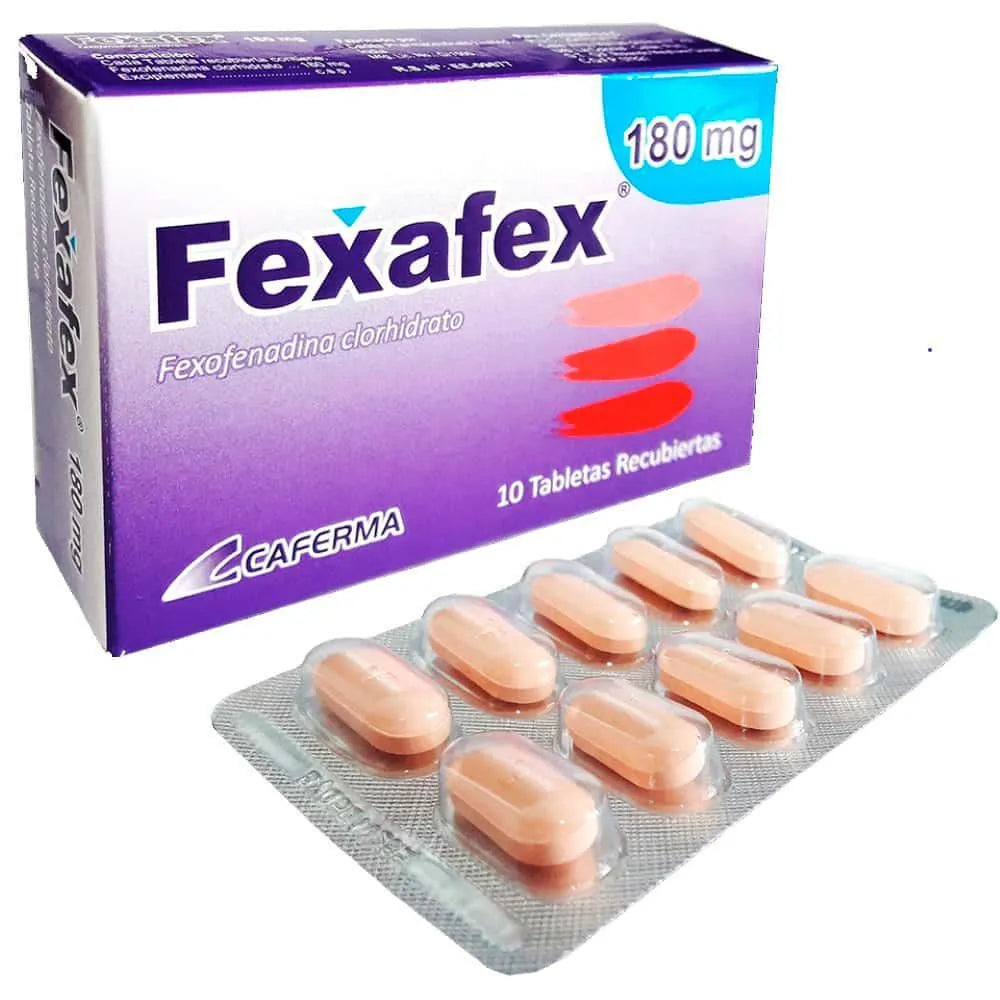 Fexafex 180 mg Tableta Recubierta Caja 10 und
