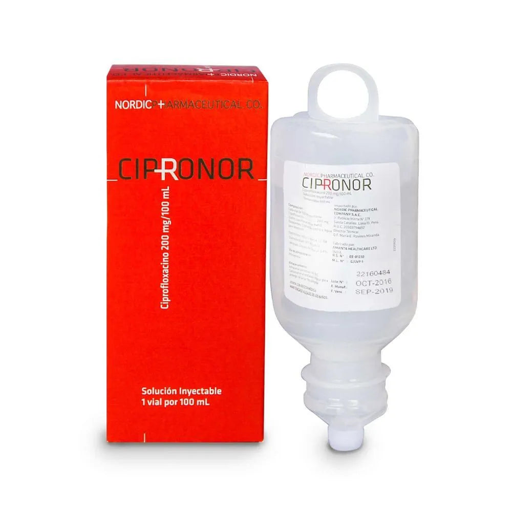 Cipronor 0.2% Solución Para Perfusión x 100 ml