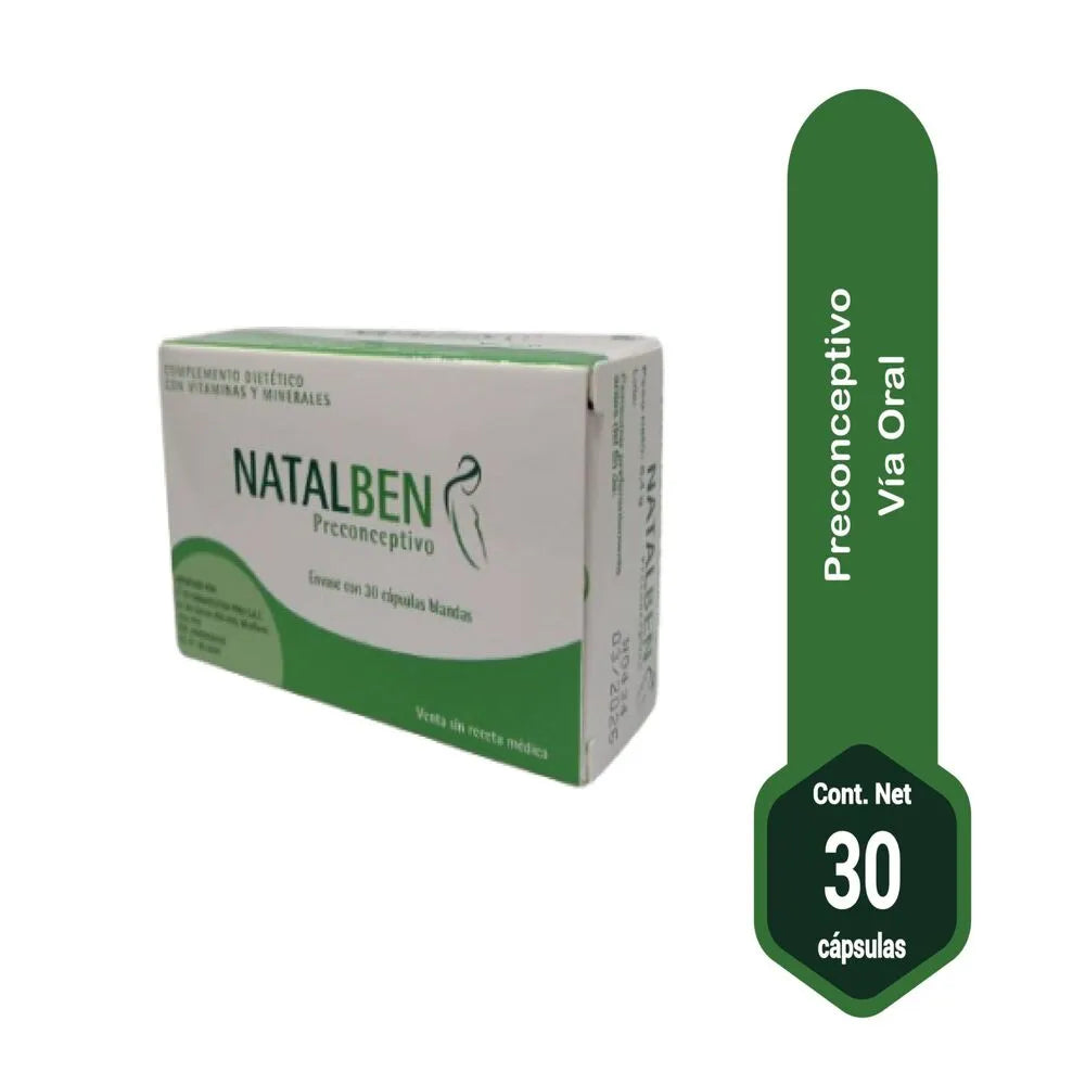 NATALBEN PRECONCEPTIVO X 30 CA