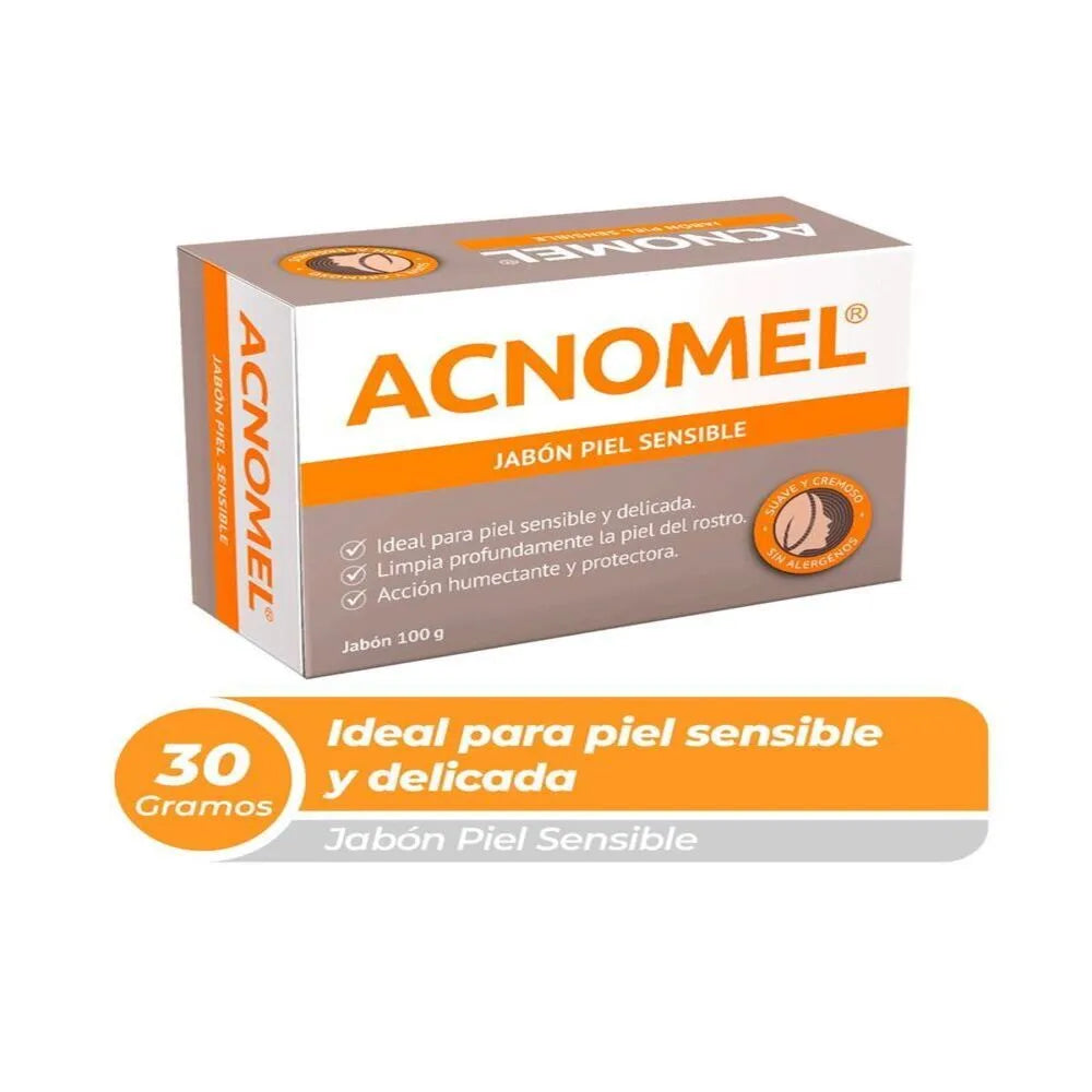 ACNOMEL JABON PIEL SENSIBL.100