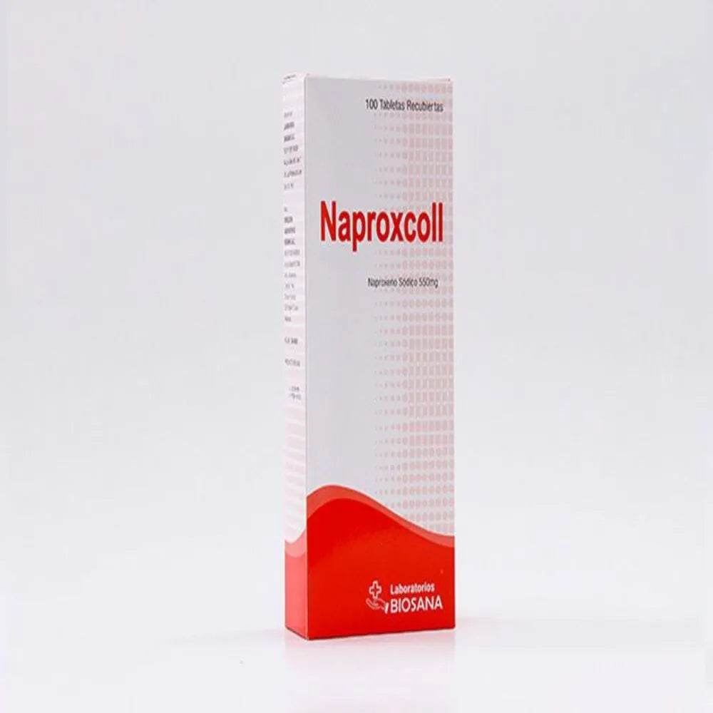 Naproxcoll 550 mg Caja 100 und