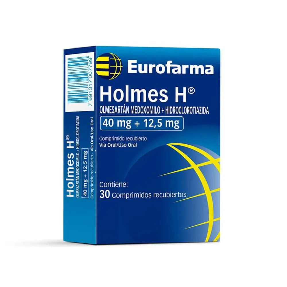 Holmes H 40-12.5 Mg Comprimido Recubierto - Caja 30 und