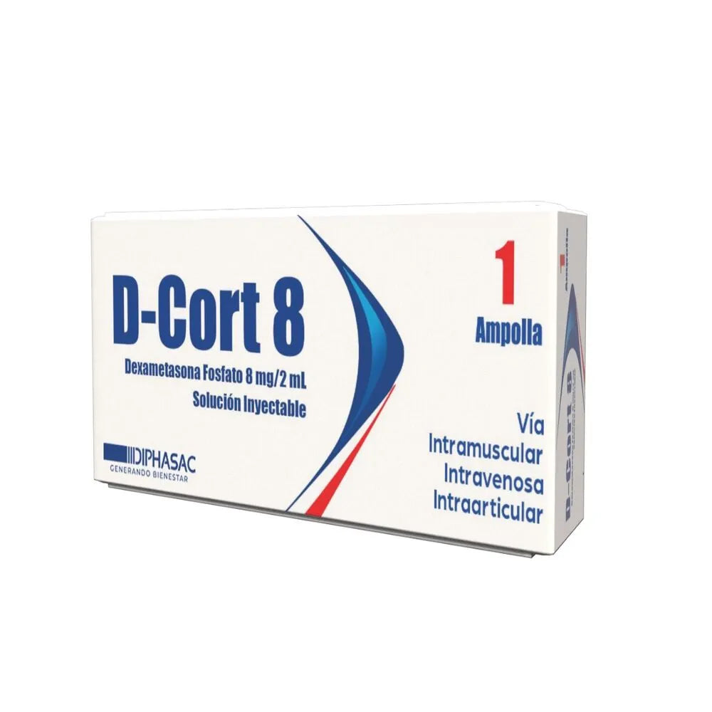 D CORT 8 (DEXAMETASONA)MG X 1 AMP