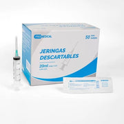 Jeringa Descartable 20ml Cajax50unds