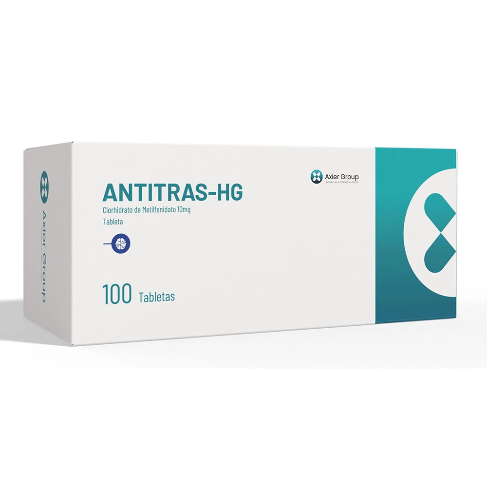 Metilfenidato: Antitras HG 10mg Tabletas