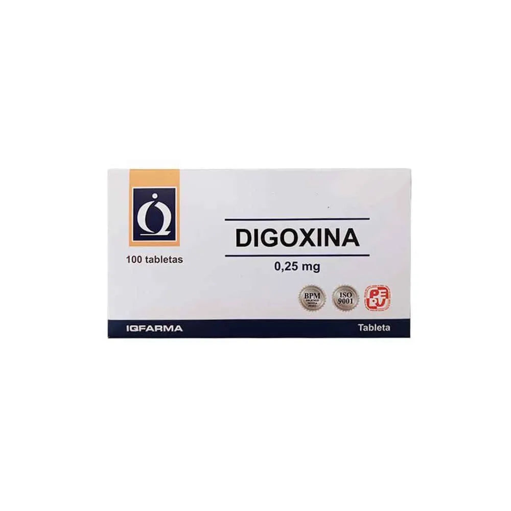 Digoxina 0.25 Mg Tabletas
