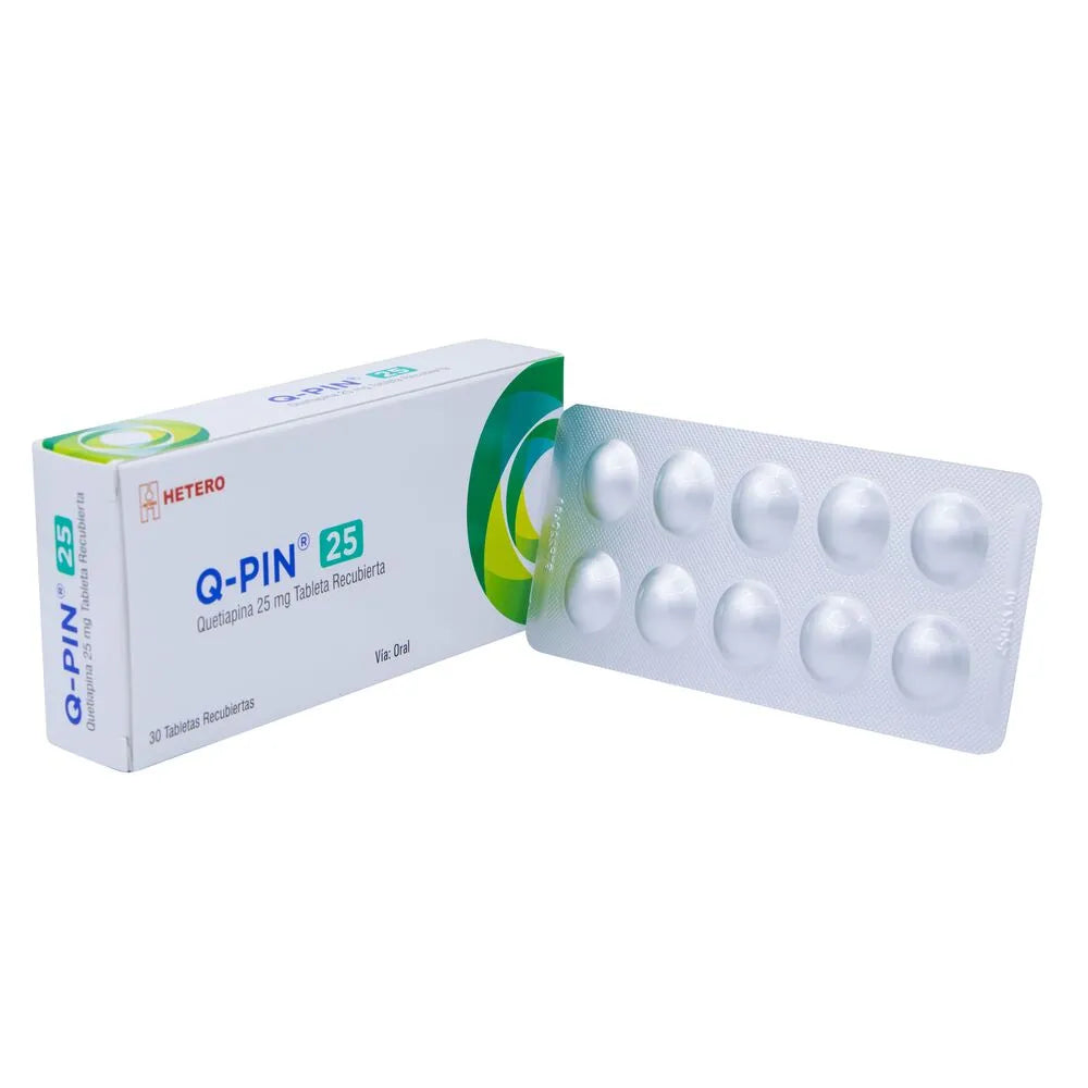 Q-pin 25mg x 30 Tabletas